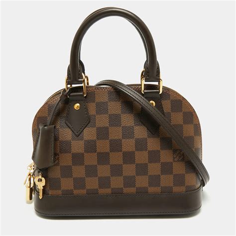 louis vuitton damier ebene canvas alma bb bag